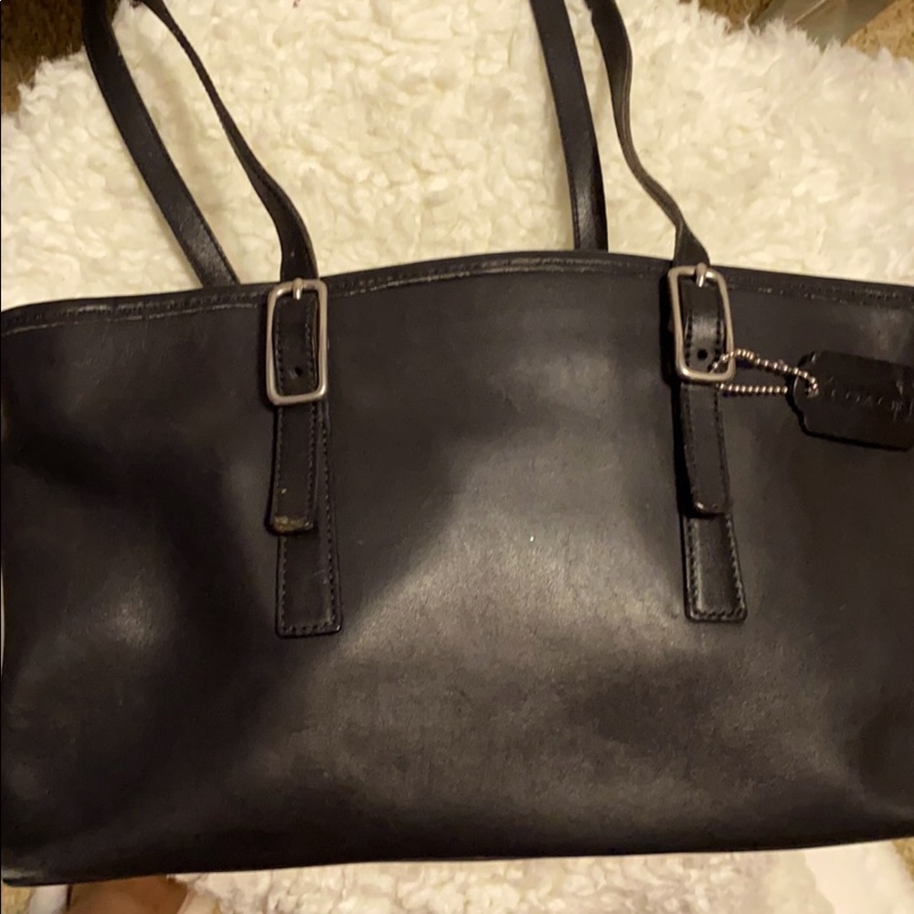 Vintage black Coach handbag